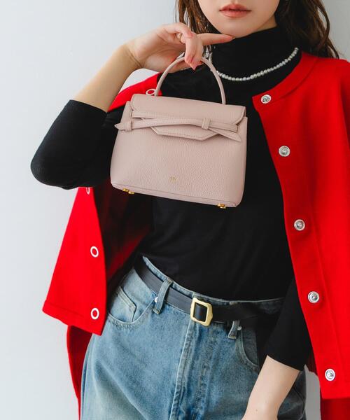 RODE SKO（ロデスコ）の「tov　MIMI MINI（ショルダーバッグ・レディース・ブラック/グレー系その他/ライトピンク・-）」の3枚目の写真