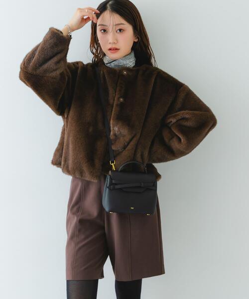 RODE SKO（ロデスコ）の「tov　MIMI MINI（ショルダーバッグ・レディース・ブラック/グレー系その他/ライトピンク・-）」の4枚目の写真