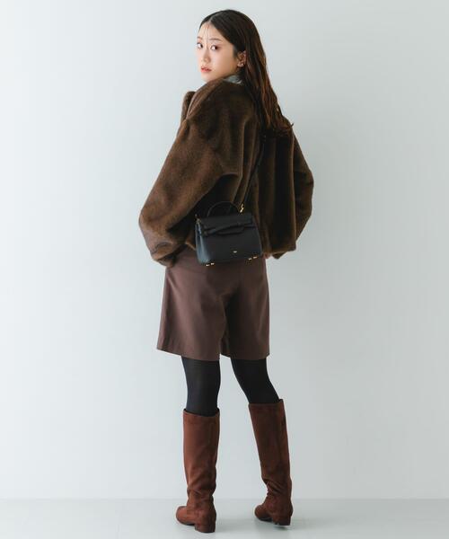 RODE SKO（ロデスコ）の「tov　MIMI MINI（ショルダーバッグ・レディース・ブラック/グレー系その他/ライトピンク・-）」の7枚目の写真