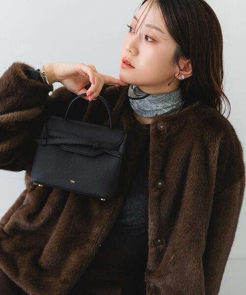 RODE SKO（ロデスコ）の「tov　MIMI MINI（ショルダーバッグ・レディース・ブラック/グレー系その他/ライトピンク・-）」の8枚目の写真