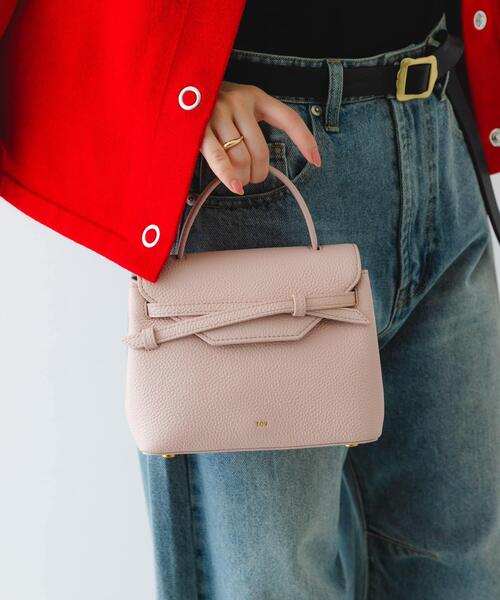 RODE SKO（ロデスコ）の「tov　MIMI MINI（ショルダーバッグ・レディース・ブラック/グレー系その他/ライトピンク・-）」の10枚目の写真