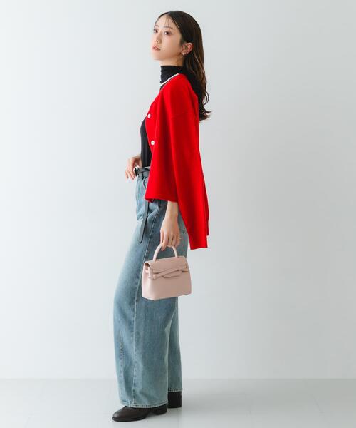 RODE SKO（ロデスコ）の「tov　MIMI MINI（ショルダーバッグ・レディース・ブラック/グレー系その他/ライトピンク・-）」の14枚目の写真