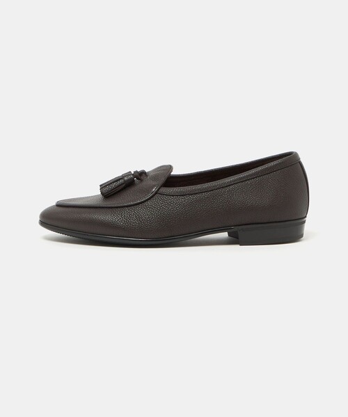 Baudoin&Lange（ボードインアンドランジ）の「＜BAUDOIN & LANGE＞Sagan Classic Tassel Loafers/タッセルローファー（ローファー・メンズ・ブラック/ダークブラウン・40/41）」の2枚目の写真