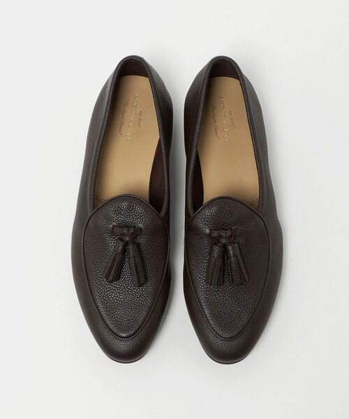 Baudoin&Lange（ボードインアンドランジ）の「＜BAUDOIN & LANGE＞Sagan Classic Tassel Loafers/タッセルローファー（ローファー・メンズ・ブラック/ダークブラウン・40/41）」の4枚目の写真