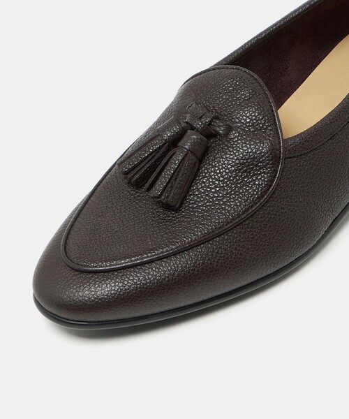 Baudoin&Lange（ボードインアンドランジ）の「＜BAUDOIN & LANGE＞Sagan Classic Tassel Loafers/タッセルローファー（ローファー・メンズ・ブラック/ダークブラウン・40/41）」の9枚目の写真