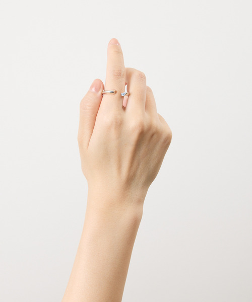 Muff マフ / シルバー925オープンデザインリング / R7A（リング