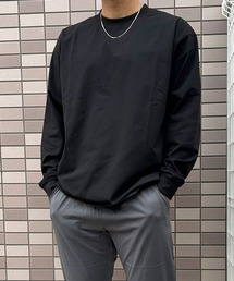 CAPTAIN STAG | 【CAPTAIN STAG / キャプテンスタッグ】ワンポイントロゴ ストレッチ 長袖Tシャツ ロンT(Tシャツ/カットソー)