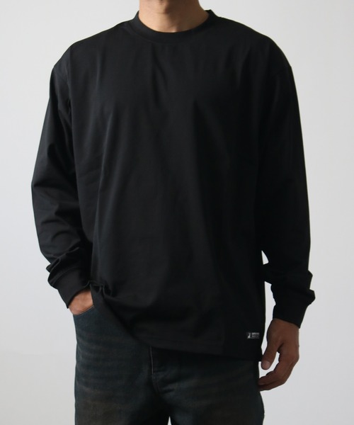 CAPTAIN STAG（キャプテンスタッグ）の「【CAPTAIN STAG / キャプテンスタッグ】ワンポイントロゴ ストレッチ 長袖Tシャツ ロンT（Tシャツ/カットソー・メンズ・カーキ/ブラック・M/L）」の22枚目の写真