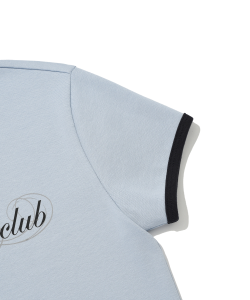 Retriever Club（レトリーバークラブ）の「WAVE SCRIPT CROP TEE [DARK SKY BLUE]（Tシャツ/カットソー・レディース・その他・SMALL/MEDIUM）」の6枚目の写真