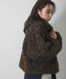 SENSE OF PLACE by URBAN RESEARCH | プードルファーミドルジャケット(ブルゾン)