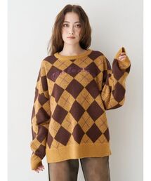 EVRIS | 【RUNWAY channel/新宿店限定】アーガイルニットトップス(ニット/セーター)