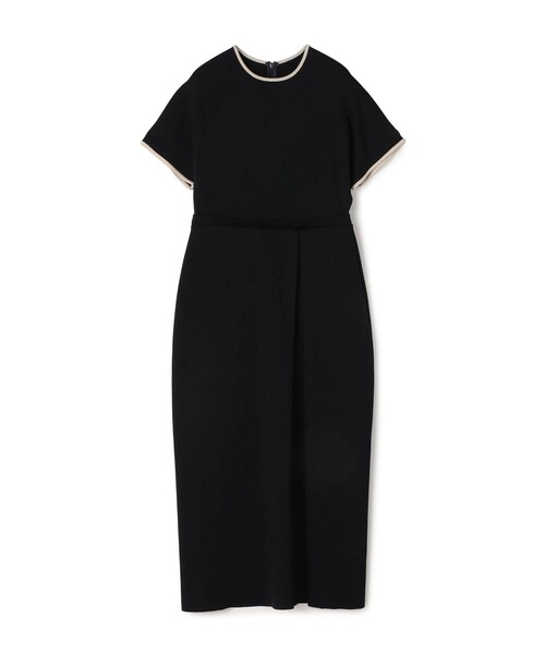 BALLSEY(ボールジィ)の「ミラノリブ ウエストタックワンピース(ワンピース・レディース・ネイビー/ホワイト・36)」の2枚目の写真