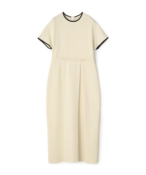 BALLSEY(ボールジィ)の「ミラノリブ ウエストタックワンピース(ワンピース・レディース・ネイビー/ホワイト・36)」の1枚目の写真