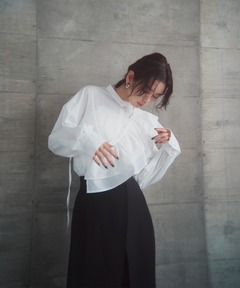 セール】PETAL RUFFLE SHIRT（シャツ/ブラウス）｜Ameri（アメリ）の