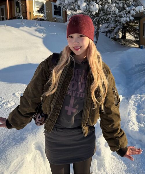 Midnight Move(ミッドナイトムーブ)の「cb beanie (black)(ニットキャップ/ビーニー・レディース・その他・FREE)」の5枚目の写真