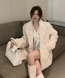 おしゃれスタ（オシャレスタ）の「エコファーミドルコート（その他アウター）」