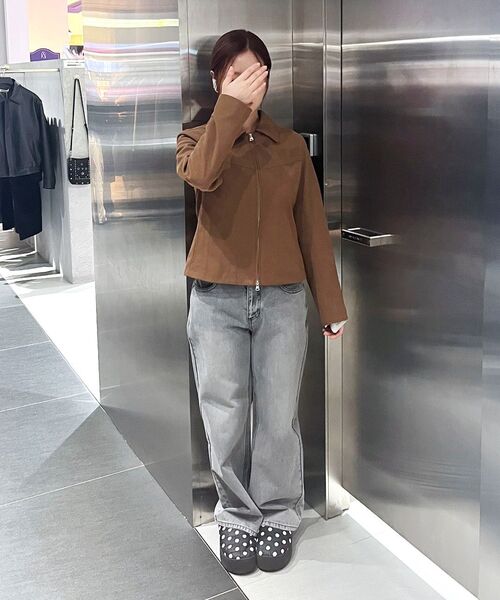 INSILENCE WOMEN(インサイレンスウーマン)の「ブロークンツイルストレートジーンズライトグレー(デニムパンツ・レディース・その他・X-SMALL/SMALL/MEDIUM/LARGE)」の3枚目の写真