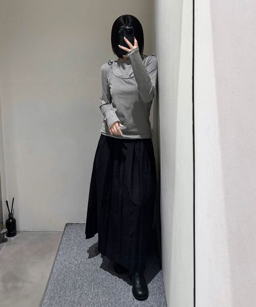 INSILENCE WOMEN(インサイレンスウーマン)の「ブロークンツイルストレートジーンズライトグレー(デニムパンツ・レディース・その他・X-SMALL/SMALL/MEDIUM/LARGE)」の9枚目の写真