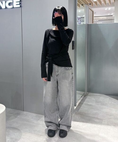 INSILENCE WOMEN(インサイレンスウーマン)の「ブロークンツイルストレートジーンズライトグレー(デニムパンツ・レディース・その他・X-SMALL/SMALL/MEDIUM/LARGE)」の14枚目の写真