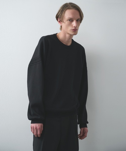 [WRAPINKNOT] линкруне? никт (Wrapinknot line crew knit)