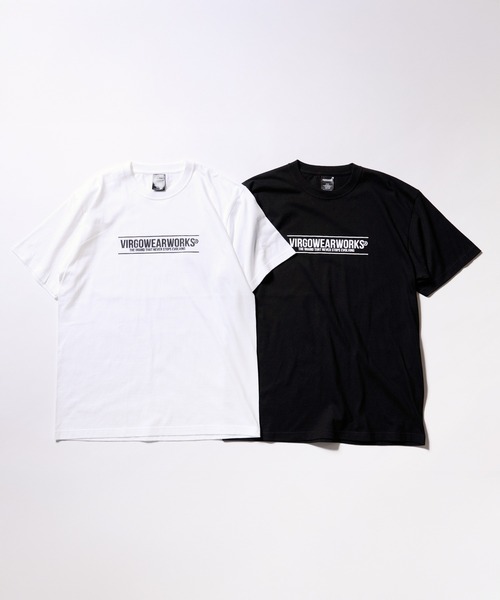 VIRGOwearworks(ヴァルゴウェアワークス)の「VIRGO EMBOSS LOGO TEE(Tシャツ/カットソー・メンズ・ホワイト/ブラック・2/3/4/5)」の6枚目の写真