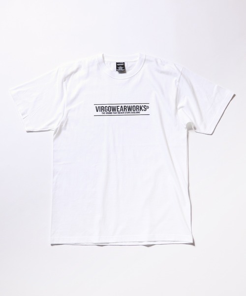 VIRGOwearworks(ヴァルゴウェアワークス)の「VIRGO EMBOSS LOGO TEE(Tシャツ/カットソー・メンズ・ホワイト/ブラック・2/3/4/5)」の4枚目の写真
