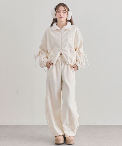 OLIVE des OLIVE（オリーブデオリーブ）の「キラキラバレルレッグパンツ（その他パンツ・レディース・ブラック/アイボリー/トップグレー・FREE）」の6枚目の写真