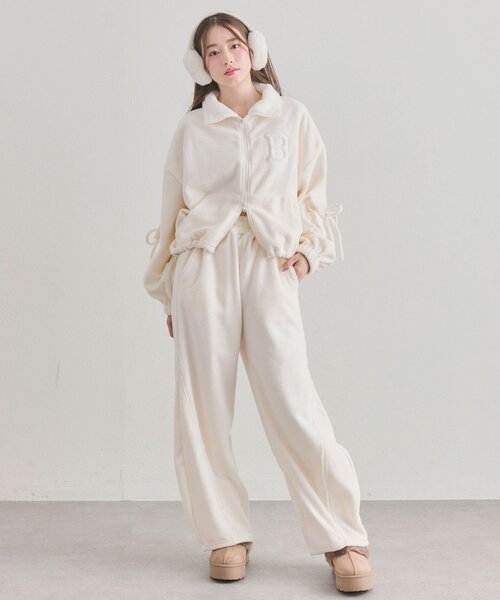 OLIVE des OLIVE（オリーブデオリーブ）の「キラキラバレルレッグパンツ（その他パンツ・レディース・ブラック/アイボリー/トップグレー・FREE）」の7枚目の写真