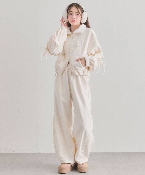 OLIVE des OLIVE（オリーブデオリーブ）の「キラキラバレルレッグパンツ（その他パンツ・レディース・ブラック/アイボリー/トップグレー・FREE）」の8枚目の写真