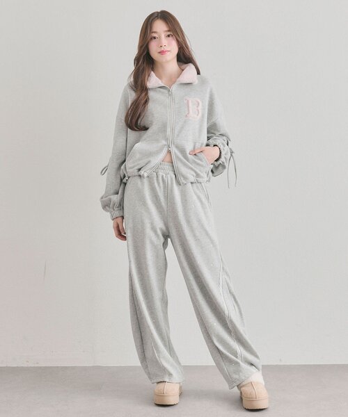 OLIVE des OLIVE（オリーブデオリーブ）の「キラキラバレルレッグパンツ（その他パンツ・レディース・ブラック/アイボリー/トップグレー・FREE）」の22枚目の写真