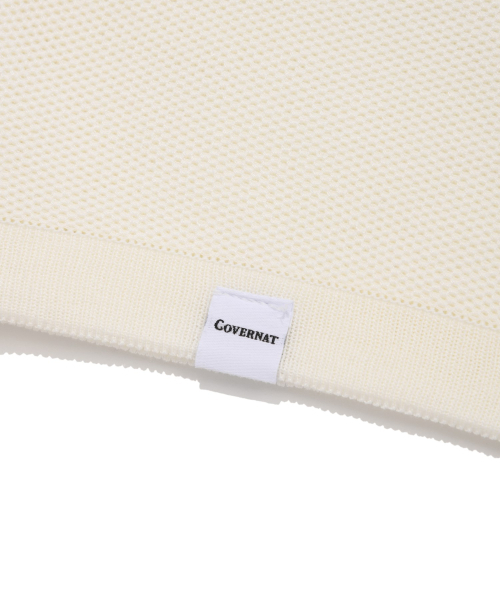 COVERNAT（カバーナット）の「Cロゴオープンカラー ハーフニット アイボリー（ニット/セーター・レディース・その他・SMALL/MEDIUM/LARGE/XX-LARGE）」の6枚目の写真