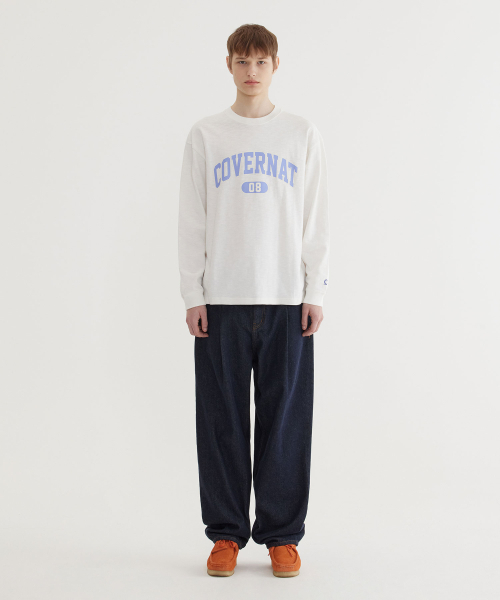 COVERNAT(カバーナット)の「スラブアーチロゴロングスリーブホワイト(Tシャツ/カットソー・レディース・その他・MEDIUM/LARGE/X-LARGE/SMALL)」の4枚目の写真