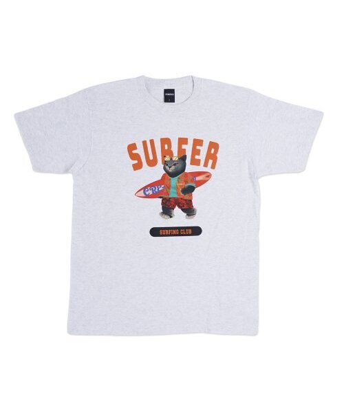 CREAM SODA LAB(クリームソーダラボ)の「グレーサーファー半袖Tシャツライトグレー(Tシャツ/カットソー・メンズ・その他・LARGE/MEDIUM/X-LARGE/XX-LARGE)」の7枚目の写真