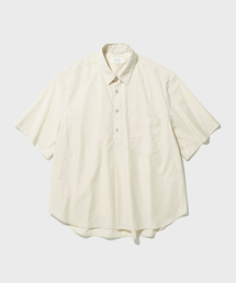 SHIRTER（シャーター）の「SHIRRING PULLOVER HALF SHIRT (BEIGE)（シャツ/ブラウス）」