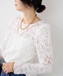 RIVE DROITE | 【à Nice （ア ・ニース）】クラフトレースブラウス(シャツ/ブラウス)