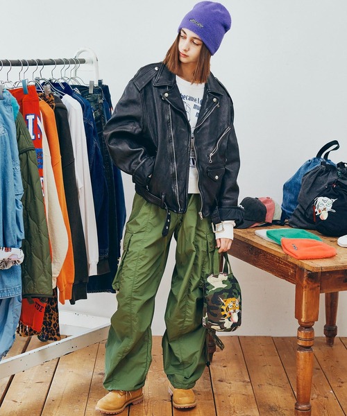 RNA（アールエヌエー）の「R4422 ボリュームカーゴパンツ（カーゴパンツ・レディース・カーキ/サックスブルー/パープル・MEDIUM）」の9枚目の写真