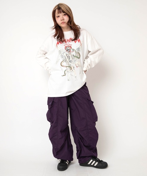 RNA(アールエヌエー)の「R4422 ボリュームカーゴパンツ(カーゴパンツ・レディース・カーキ/サックスブルー/パープル・MEDIUM)」の18枚目の写真