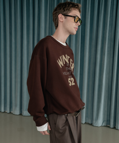 SSIN AND LEE（シンアンドリー）の「ソリブ ウィンター コットンスウェットシャツ ブラウン（スウェット・メンズ・その他・MEDIUM/LARGE）」の15枚目の写真
