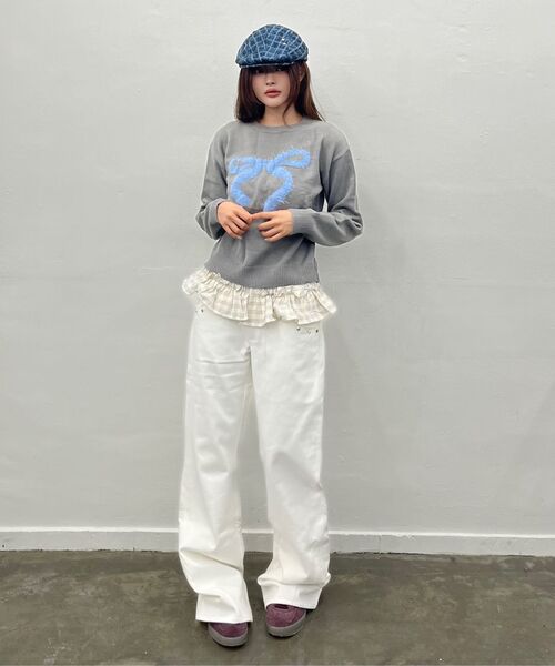 LARTIGENT（ラーティゼン）の「L19 FRILL BOOTSCUT PANTS(BLACK)（その他パンツ・レディース・その他・FREE）」の10枚目の写真