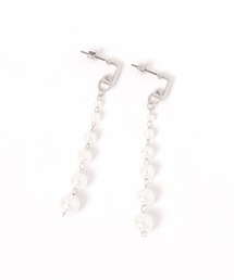 ロングドロップ6パールピアス / 622881