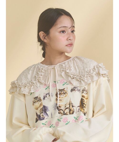 lace frill collar（付け襟）｜merry jenny（メリージェニー）の