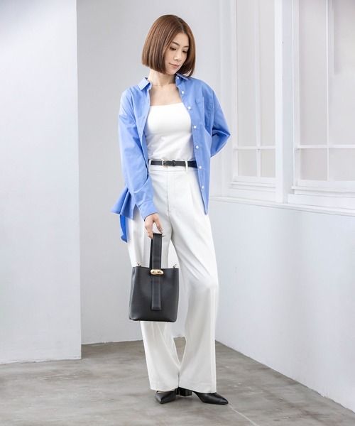 MIAN （ミアン）の「ニュアンスパーツワンハンドルショルダーバッグ【詳細動画あり】（ショルダーバッグ・レディース・ダークブラウン/アイボリー/ブラック・FREE）」の21枚目の写真