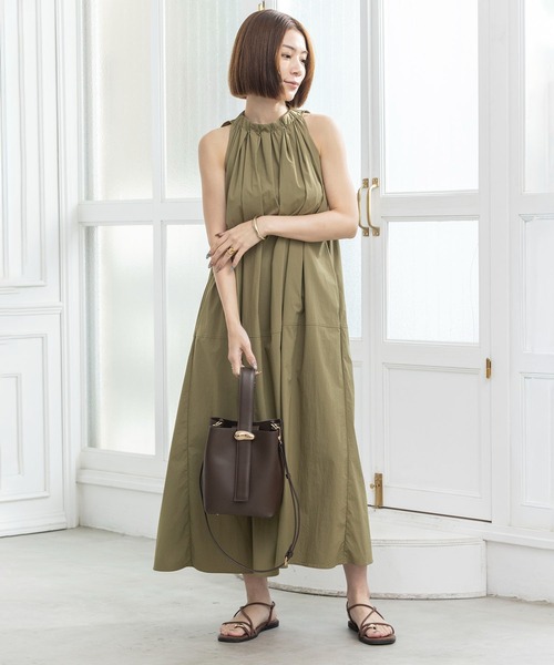 MIAN （ミアン）の「ニュアンスパーツワンハンドルショルダーバッグ【詳細動画あり】（ショルダーバッグ・レディース・ダークブラウン/アイボリー/ブラック・FREE）」の16枚目の写真