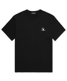 ペンギン オーバーサイズ 半袖Tシャツ (VS0042) ブラック