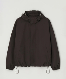 NUS（ナス）の「フードバイオレットジャケットブラウン（ナイロンジャケット）」