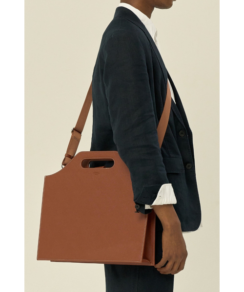PROXY.L(プロキシエル)の「Solid Briefcase (Large/Brown)(ビジネスバッグ・メンズ・その他・FREE)」の2枚目の写真