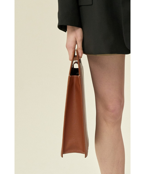 PROXY.L(プロキシエル)の「Solid Briefcase (Large/Brown)(ビジネスバッグ・メンズ・その他・FREE)」の4枚目の写真
