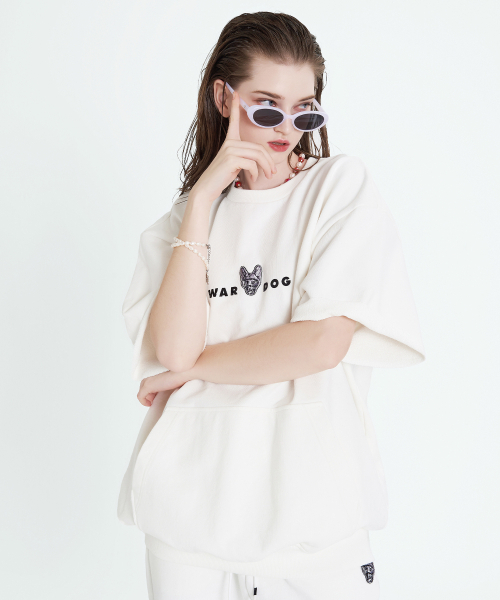 WARDOG(ワドッグ)の「スウェットシャツTシャツ - ホワイト(Tシャツ/カットソー・レディース・ホワイト・MEDIUM/X-LARGE)」の2枚目の写真