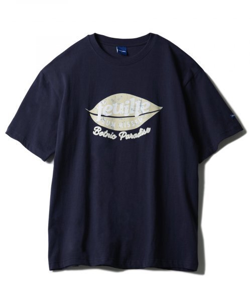 STAFF ONLY(スタッフオンリー)の「FEUILLE TEE (NAVY)(Tシャツ/カットソー・メンズ・その他・MEDIUM/LARGE)」の1枚目の写真