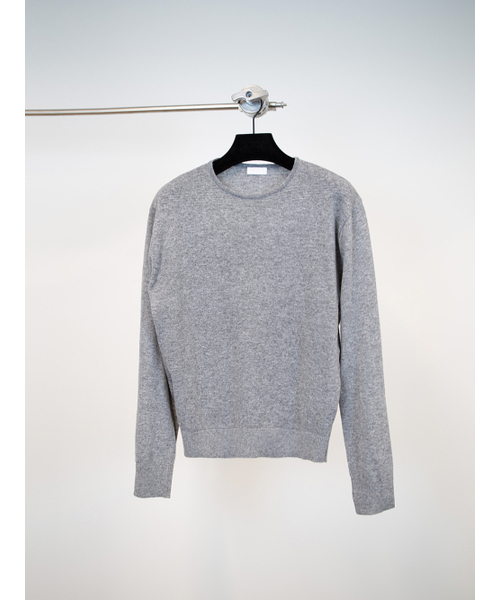 GOZER(ゴーザー)の「FOREST ROUND KNIT_GREY(ニット/セーター・メンズ・チャコールグレー・1/2/3)」の6枚目の写真